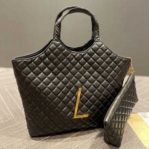 Bolsas de cosm￩ticos Casos 2pcs feminino Totes bolsas Bolsa Verifique se a marca de bolsas de ombro de grande capacidade da marca