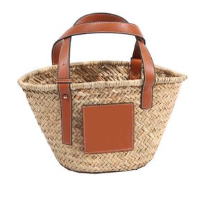 designersdesignersdesignersDesigners Strandväskor Klassisk stil Modehandväskor Damaxelväska Pure Hand Woven bagss Straw Shopping Semester sommar