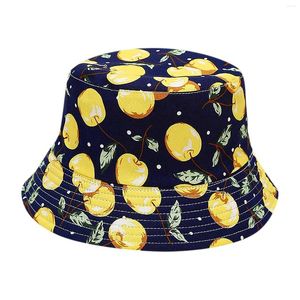 Caps de bola chapéu impressão de frutas solar masculino feminino e dupla face-lados do hip-hop Baseball Cap cetim vermelho angustiado