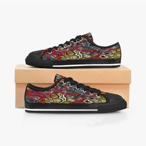 Mens Stitch Shoes Custom Sneakers Hand Paint Canvas Women Fashion Gold Low Breathable Walking Jogging Trainers