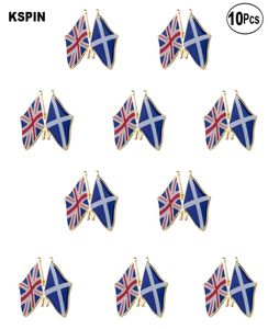 UK JACK SCOTLAND LAPEL PIN FLAG FLAGA BROOKE BRAOCH PINS BADGES 10PCS LOT3587040