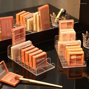 Scatole portaoggetti Organizzatore per cosmetici Rack Multi-cella Utile Vassoio per ombretti Display da tavolo Trucco per donna Smalto per unghie Rossetto