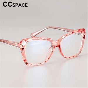 Sonnenbrillenrahmen 51019 Anti-Blaulicht-Kunststoff-Titan-Brillenrahmen Cat Eye Ultraleichte Männer Frauen Optische Mode-Computerbrille T2201114