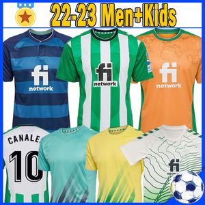 22 Real Betis Soccer Jerseys Copa Del Rey Champion Canales Fekir Loren Joaquin B Iglesias Juanmi Guardado Kids Kids Set Football Shirts