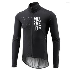 Kurtki wyścigowe 2022 Wiosna/ jesień męskie Morvelo Maillots Ciclismo Długie rękawowe koszulki Jersey koszulki Mtb Mountain Bike Tops