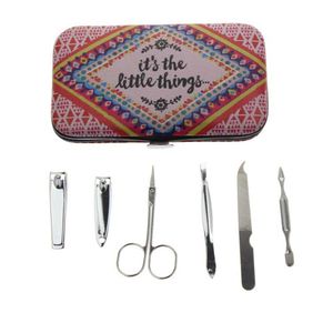 Intero- 6 pezzi set professionista da donna francese da donna viaggiare a casa cure per pedicure strumento regalo per la manicure set di manicure kit327k