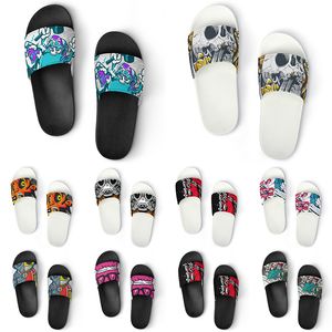 Обувь для обуви PVC Slippers Мужчины Женщины DIY Home Indoor Outdoor Sneakers Индивидуальные пляжные тренеры Slip-On Color230