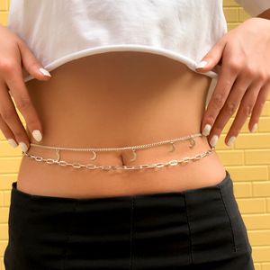 Belly Chains for Lock Tassel Bikini Beach Dancing Party Show Fashion Waist Chain Dress Body Jewelry for Women Girls Wholesale Gold Color