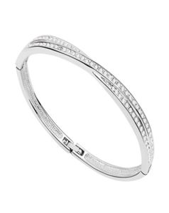 Bracelet Bangles For Women made with Czech Preciosa Crystals 18K White Gold Filled Trendy Charm Jewelry 68262143802