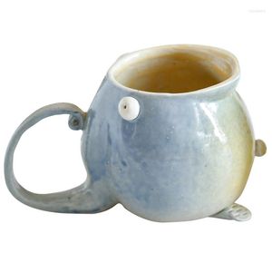 Кружки Большой рот -монстр керамика кофейная кружка молоко чай чайные чашки ОБОРУДОВАНИЯ ПОВЕДИТЕЛЬНОСТЬ ДИРА ДРУГОЙ ДИРА ДРУГОЙ ДРУГИ