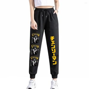 Men's Pants 2022 Anime Chainsaw Man Print Woman Fashion Casual Trousers Sweatpants