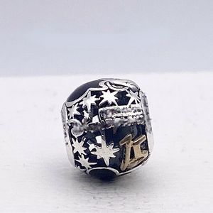 Disny Parklar Disnyland Hong Kong 15. Yıldönümü Charm 925 Silver Pandora Bilezikler için DIY mücevher Yapma Kitleri Gevşek Boncuk Gümüş 798815C01 Annajewel