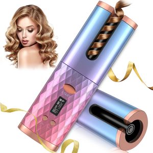 Curling Irons Lofamy SL-886 Wireless Auto For Professional Hair Curler USB Rechargeable Rotating Curle Styling Tools 221116