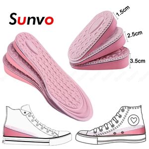 Shoe Parts Accessories EVA Memory Foam Invisible Height Increased Insoles for Women s Inner Sole Insert Lift Heel Comfort Heightening 221116