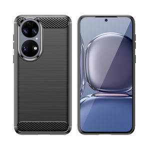 Huawei P70 Nova Y72 için Telefon Kılıfları 70 Honor 100 90 X9B X8B Magic 6 Pro Lite Fiber Karbon Debütlü Tel Çizim Kılıfı