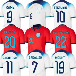 KANE soccer jerseys 2022 Angleterre football shirts world cup STERLING RASHFORD MOUNT FODEN GREALISH BELLINGHAM RICE SAKA ALEXANDER-ARNOLD English jersey kids kit