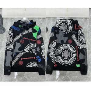 Lüks Moda Erkekler Sweatshirts Tasarımcı Klasik Kadın Ceket Hoodies Fermuar Kapşonlu Kazak Sıradan Çapraz Kazak Sanskrit Hoodie Üstler Ceket Sweatshirt HDZT