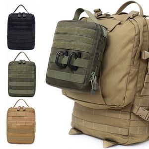 Bolsas ao ar livre Backpack Tactical Molle Tool Bag Acessórios Utilitário Bolsa de armazenamento Kit de sobrevivência de caça à bolsa Militar 221116