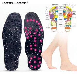Shoe Parts Accessories Magnetic Therapy Insoles Enhanced Upgrade 68 Magnets Advanced Foot Acupressure Pads Massage Slimming Unisex 221116