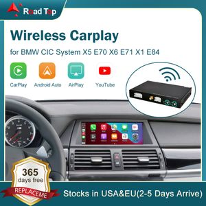 Wireless CarPlay per BMW CIC Sistema X5 E70 X6 E71 2011-2013 X1 E84 2009-2015 con Android Mirror Link AirPlay Funzione di Gioco Auto