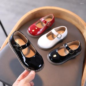 Flat Shoes Kids Princess Kids's Leather for Speeding Girls School Performance Wedding Wedding