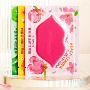 Lip Gloss 1PC Korean Crystal Collagen Hydraterende Lippen Mask Masker Pad Essentie Gel Voller Care Patch