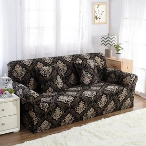 Fodere per sedie Copridivano elastico per soggiorno Divano ad angolo nero Divani Poltrona Magic Loveseat Fodera per cuscino a 3 posti