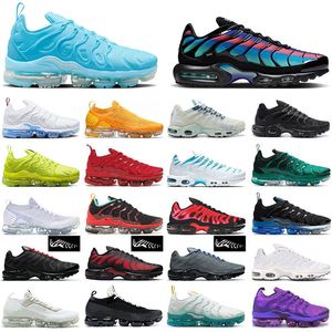 des chaussures Airmax MAX PLUS baskets femmes hommes off white TN GRANDE TAILLE EUR women mens STOCK X running shoes High Quality trainers sneakers