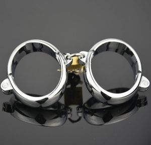 SM Bondage metal handcuffs alternative toys and sex toys shackles Torture devices