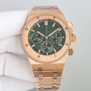 Designer A Gold men's watch Super long quartz Wristwatches 41mm stainless steel strap luminous sapphire mirror luxury Auto Date watches gift Montre De Luxe watches