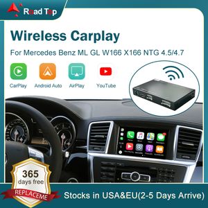 Wireless CarPlay dla Mercedes Benz ML GL W166 X166 2012-2015 z Android Auto Mirror Link Airplay Play Play
