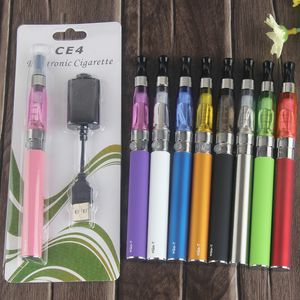 Высококачественный стартовый комплект eGo CE4 eGo-t vape pen battery ce4 e Liquide распылитель ecig испаритель 510 резьбовые батареи электрические сигареты dhl