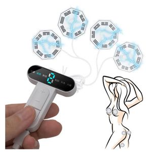 Nieuwe elektrische schokpulsmassage stickers lichaamsmassage acupunctuur therapie borst vaginale penis stimulator elektrisch speelgoed230a