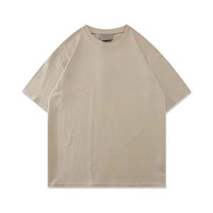 Komfortfarben T-Shirts Brustbuchstaben T-Shirts kurzarm Hemd Übergroßes lose übergroß