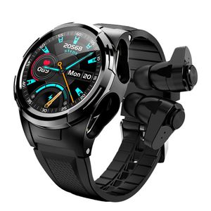 WorldFirst Smart Watchs Cilon Bluetooth sans fil TWS BT Earphone Sport Fitness Watch Buts with Blood Oxygen Pressure Heart R188K