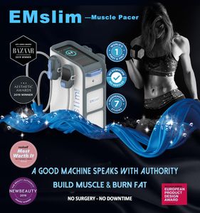 2023 Muscle Stimulator electromagnetic shaping EMslim NEO HI-EMT with RF Muscle Trainer slimming machine 2/4 handles for arms and thigh fat burning beauty equipment