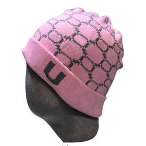 Модельер Men Men Winter Beanie Unisex вязаная хлопчатобумажная шляпа Classical Sports Skull Caps Ж.