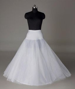 W magazynie UK USA Indie Petticoats Crinoline White Aline Bridal Underskirt Slip No Hoops PETTICOAT na wieczorne Promwed3748315
