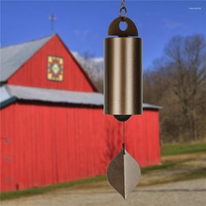 Duvar Saatleri Vintage Kahraman Winding Metal Metal Rüzgar Derin Rezonans Serenity Bell Açık Home Bahçe Avlu Dekorasyonu