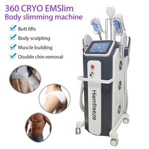 Cryo 360 Fat Freeze Emslim Hiemt and Cryolipolysis 2 In 1 Machine Muscle Stimulator Equipment