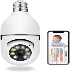 360ﾰ Panoramic Camera P Wireless WIFI IR PTZ IP Cam Home Security Indoor E27 Bulb Camera Baby Monitor283o