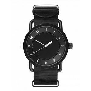 HBP Womens Watches Solid Black Fashion Design Sticke Strap Business Quartz Movement Watch Ladies Casual Sports Clock Montres De Luxe