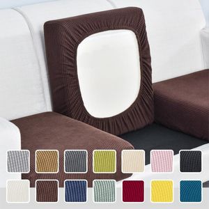 Chair Covers Universal Sofa Cushion Cover Solid Color Stretch Protective Furniture Seat Slipcover Non-slip Couch