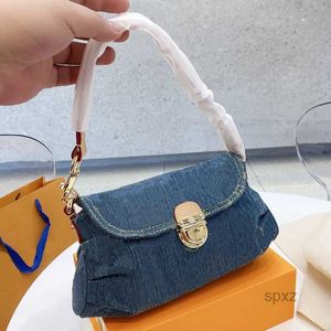 Neue Abendtaschen 2022 Frauen Achselhöhlenbeutel Umhängetaschen Stoffbeutel Handtasche Vintage Langlebiger Denim Material Convenience Shopping Trip große Kapazität Top -Qualität