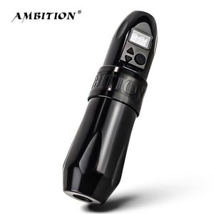 Ambition Boxster Professional Wireless Tattoo Machine Pen Strong Coreless Motor 1650 MAH Lithiumバッテリー211126248Z