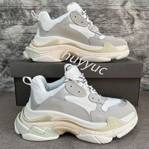 Top Quality Men Women Casual Shoe White Black Pink Triple S Low Make Old Sneaker Combination Soles Boots Mens Womens Shoes Sports chaussures