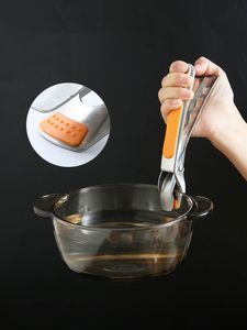 Matlagningsredskap kök anti scald platta skål skålpanna hållare rostfritt stål kläm antiklipp lyfta kök ugn tillbehör verktyg 221114