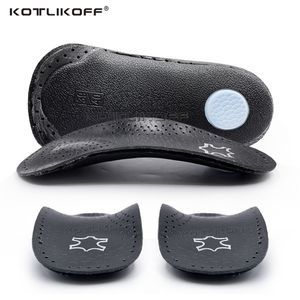 Skodelar Tillbehör Ortopedisk sula Intersoles för fötter Menkvinnor Relief Smärta Kudde Flat Arch Support Andningsbara läder Half Pads Insert 221116