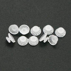 Zahnbürste Dental Kieferorthopädie Keramik Clear Lingual Button Bondable Round Base Mesh 221114