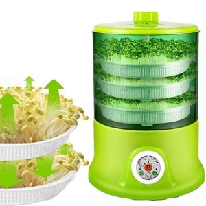 Fruit Vegetable Tools Intelligent Bean Sprouts Machine Grow Automatic Large Capacity Thermostat Green Seeds Growing Sprout 221116